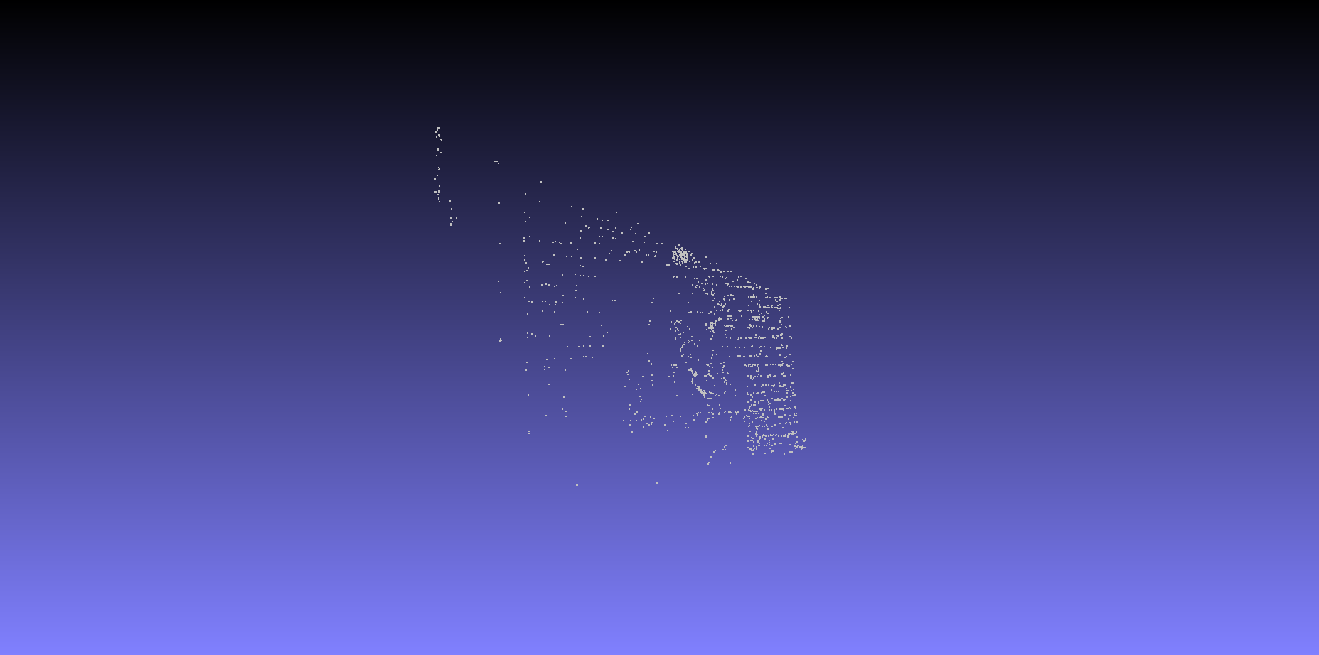 Triangulation result from baseline