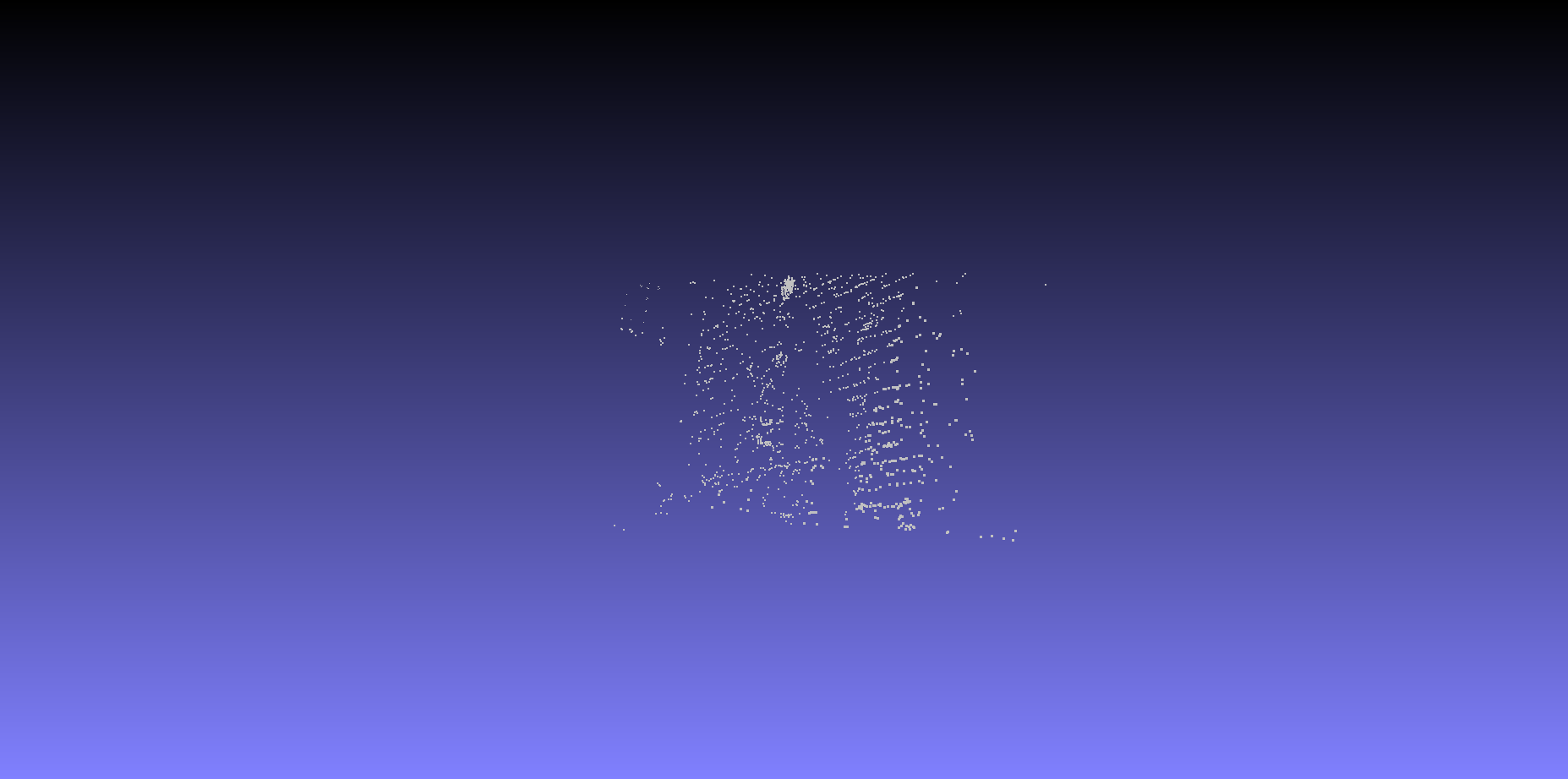 Triangulation result from baseline
